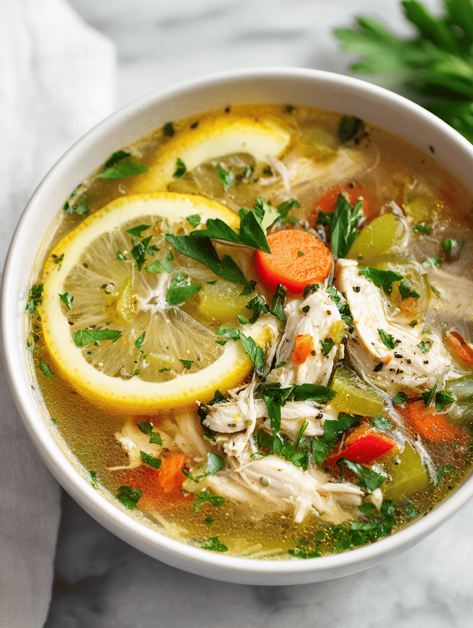 lemon chicken soup recipe