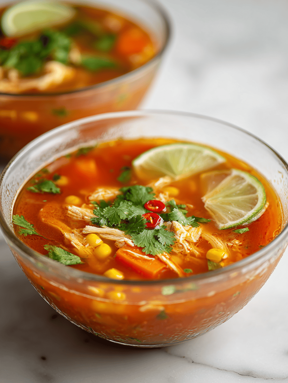 spicy chicken soup recipe