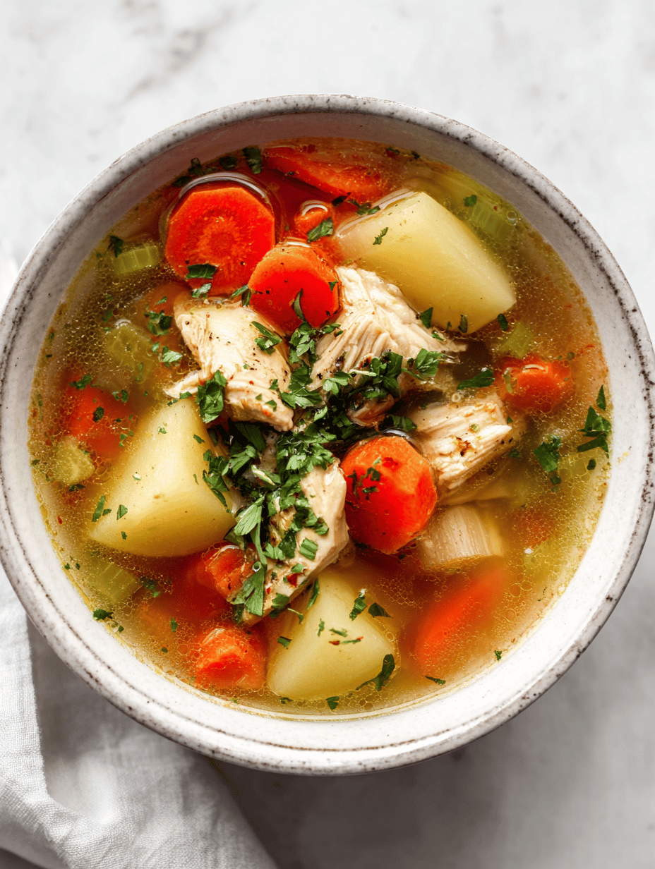 winter chicken soup recipe